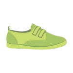 green shoe icon flat style vector removebg preview